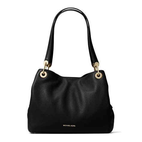 raven shoulder bag michael kors|Raven Large Leather Shoulder Bag .